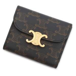 Celine Triomphe Tri fold Wallet